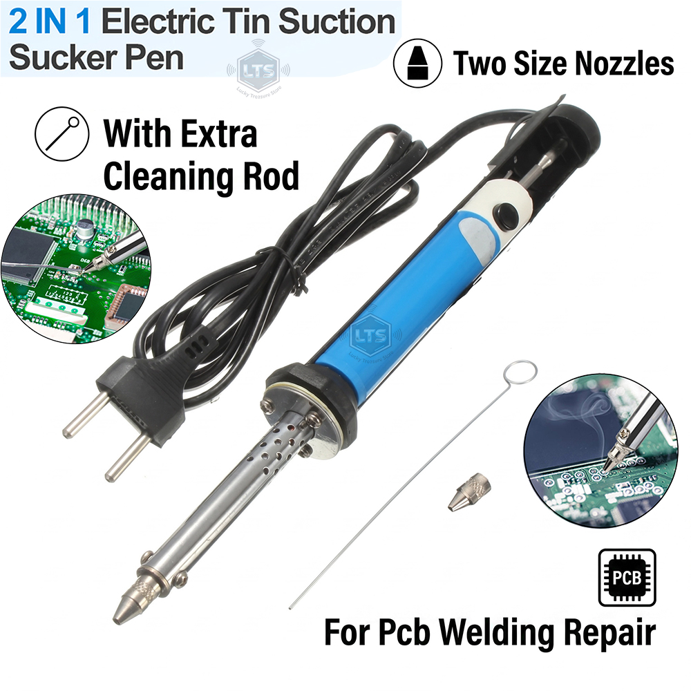 Desoldering Pump Electric Vacuum Station - Herramienta de Soldadura Eléctrica con Bomba