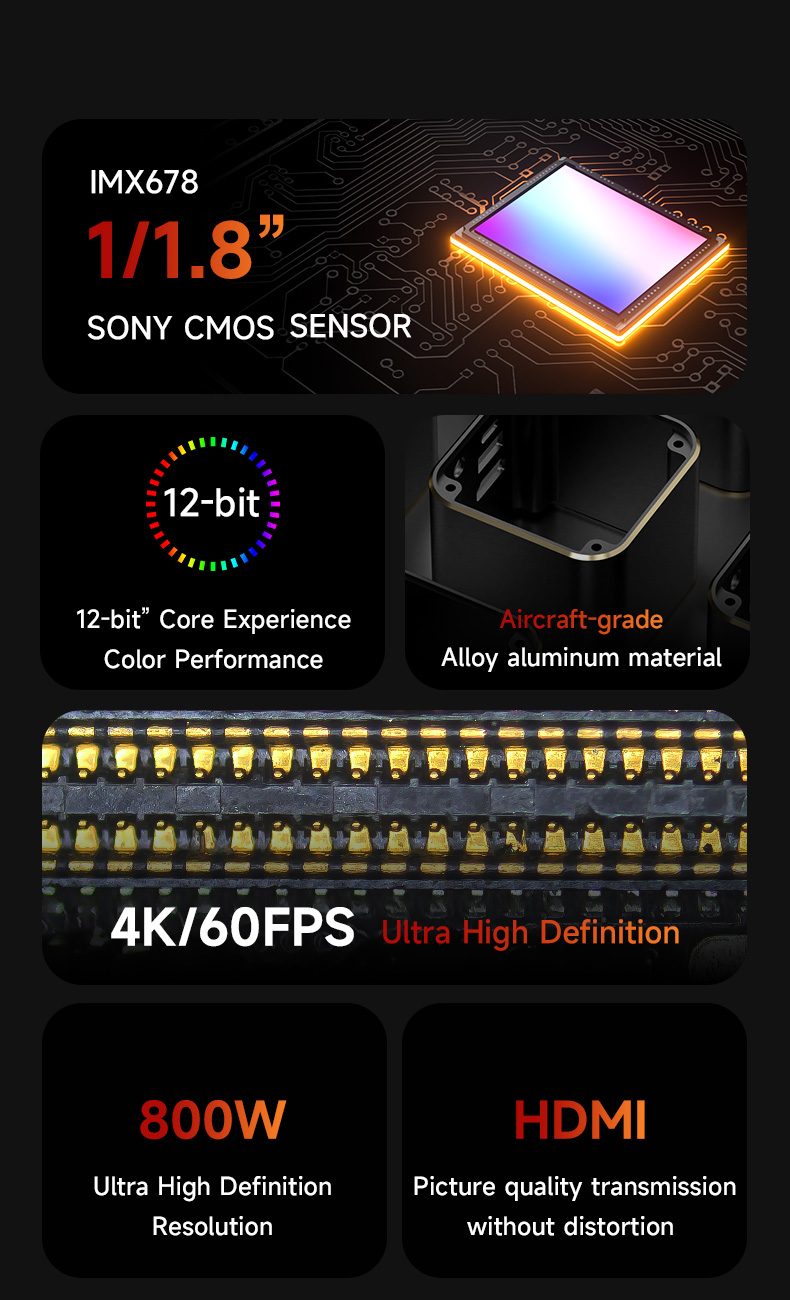 Mecánico Vision Pro IMX678 Son - 4K Microscope Camera Sony Sensor reseña y precio