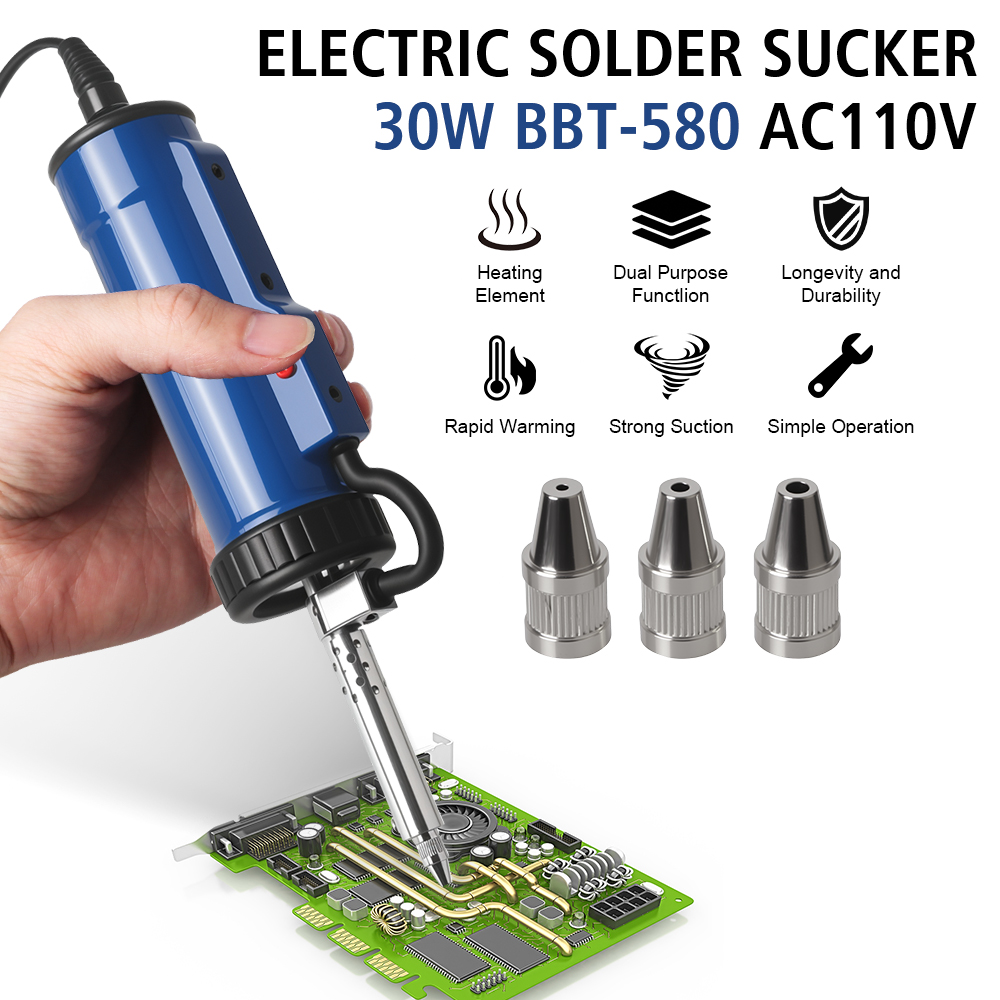 Nueva máquina desoldadora con  - Desoldering Pump Electric Vacuum Station reseña y precio