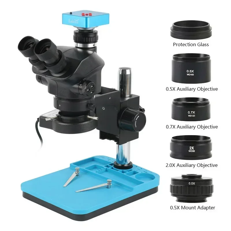Cámara de vídeo con montaje C, - Simul-Focal Industrial Microscope 4K Hdmi reseña y precio